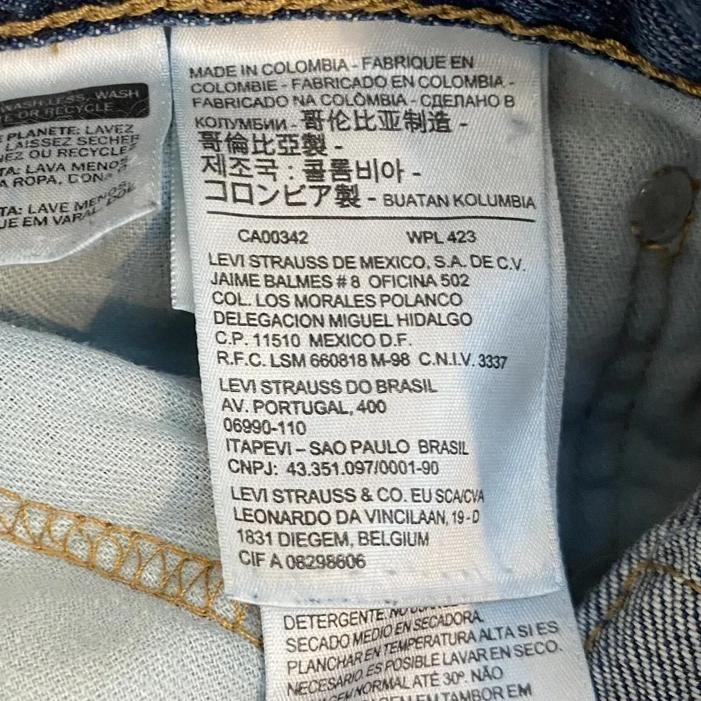 Levis 527 Bootcut Jeans Adult Size 36x27 Blue Western Cowboy Rancher Denim Pants